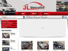 Tablet Screenshot of jlveiculos.com